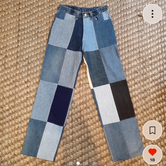 Custom Patchwork Levi’s - Picture 2 of 6
